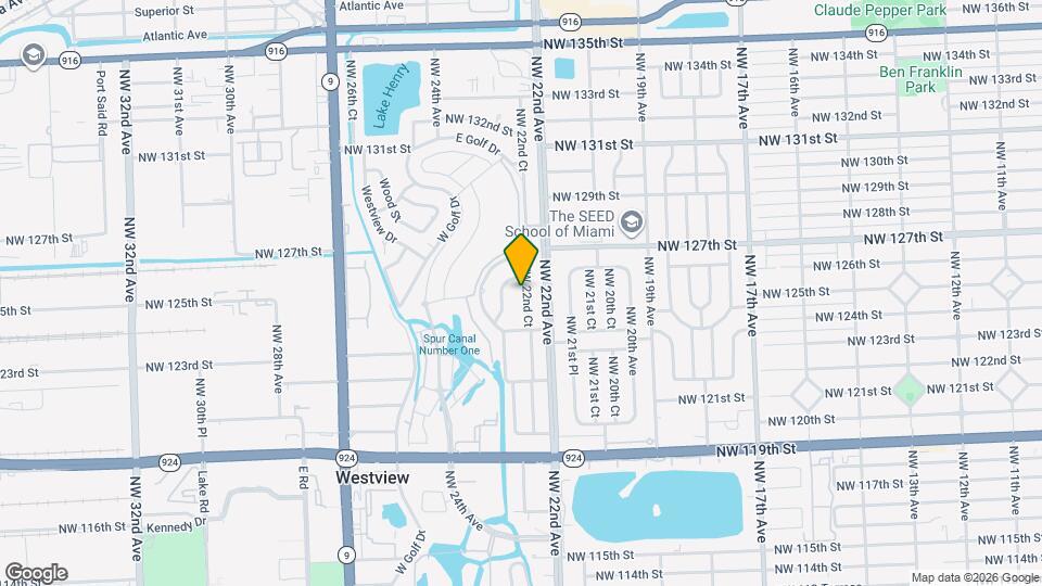 12520 NW 22nd Ct Mapa y Detalles de la Ubicación