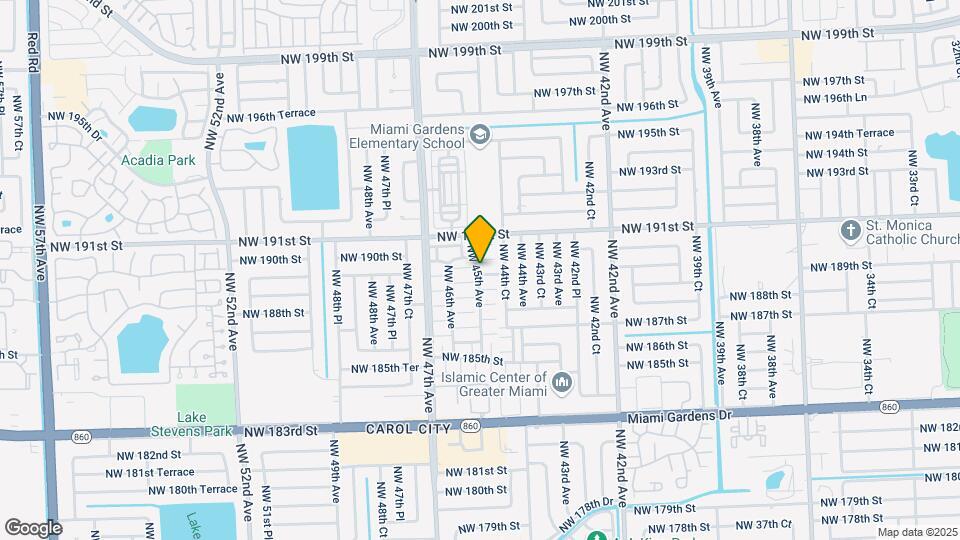 18957 NW 45th Ave Map and Location Details