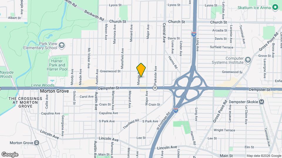 8823 Mango Ave Map and Location Details