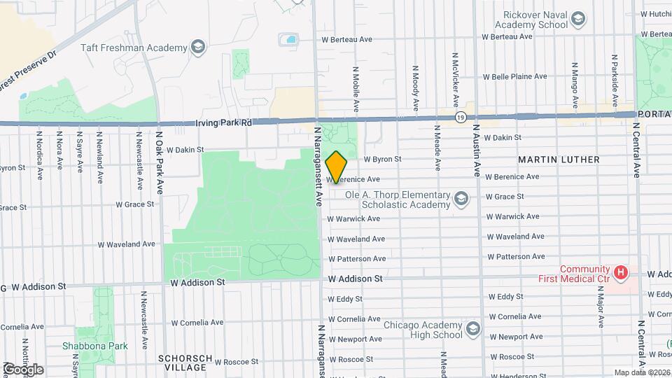 6339 W Berenice Ave, Unit #1 Map and Location Details