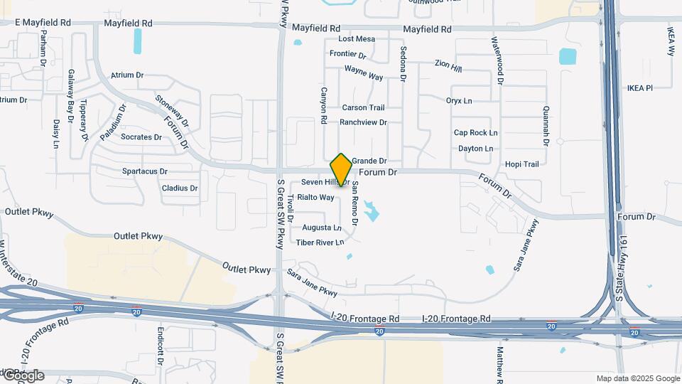 2510 Rialto Way Map and Location Details