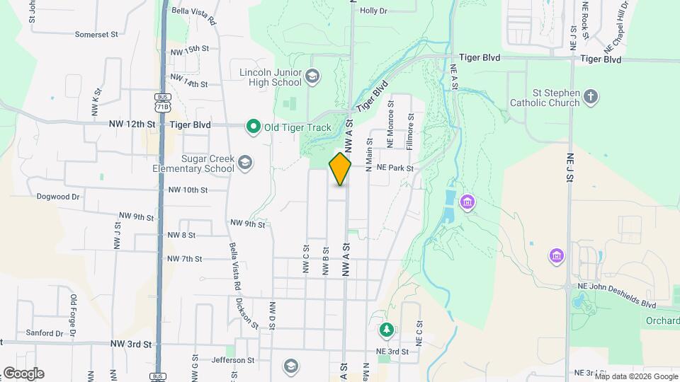 210 NW 9th St Mapa y Detalles de la Ubicación