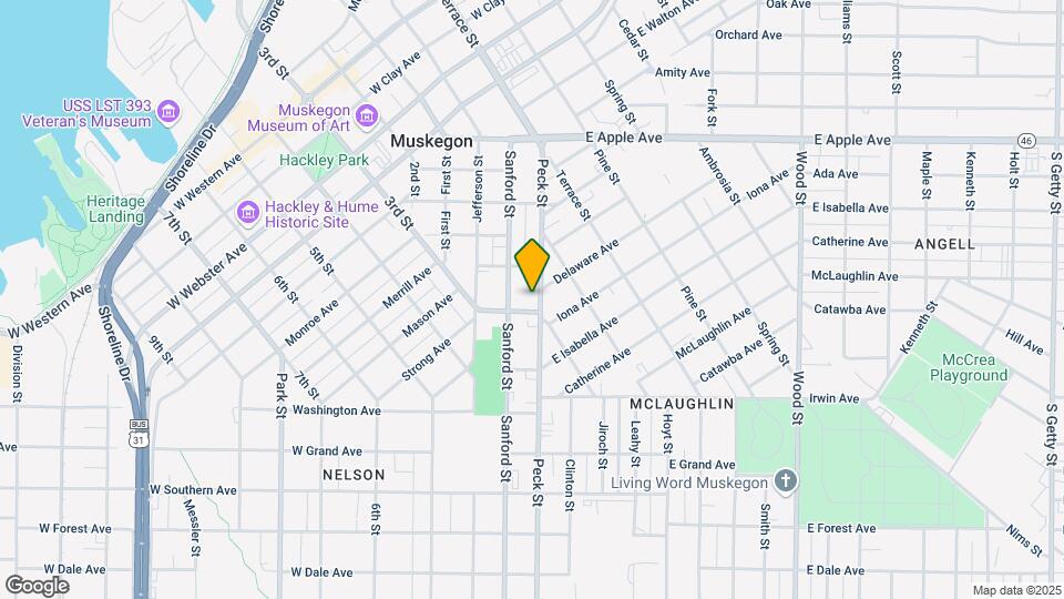 1249 Peck St Map and Location Details