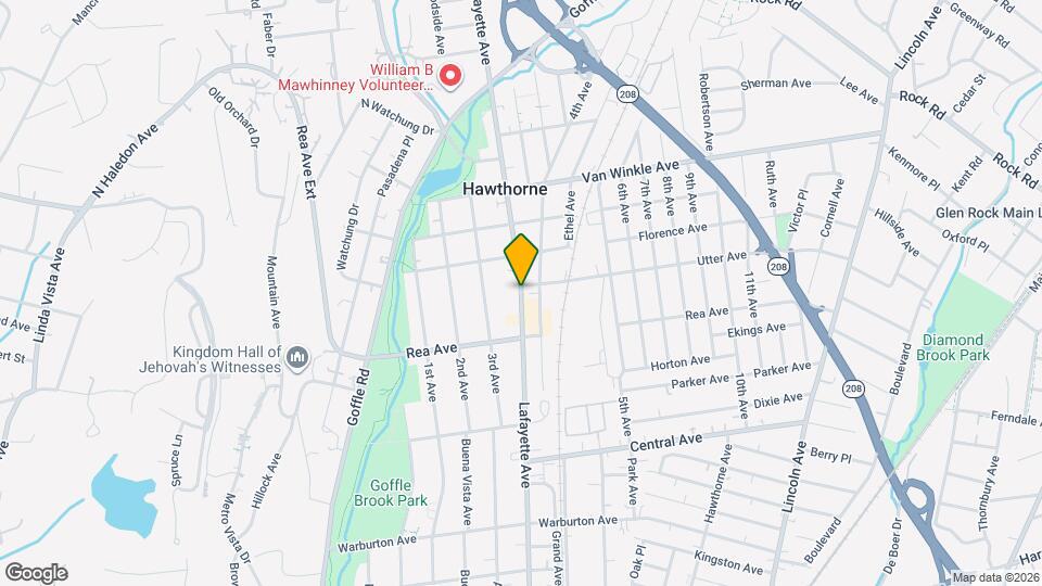 Hawthorne Commons Map and Location Details