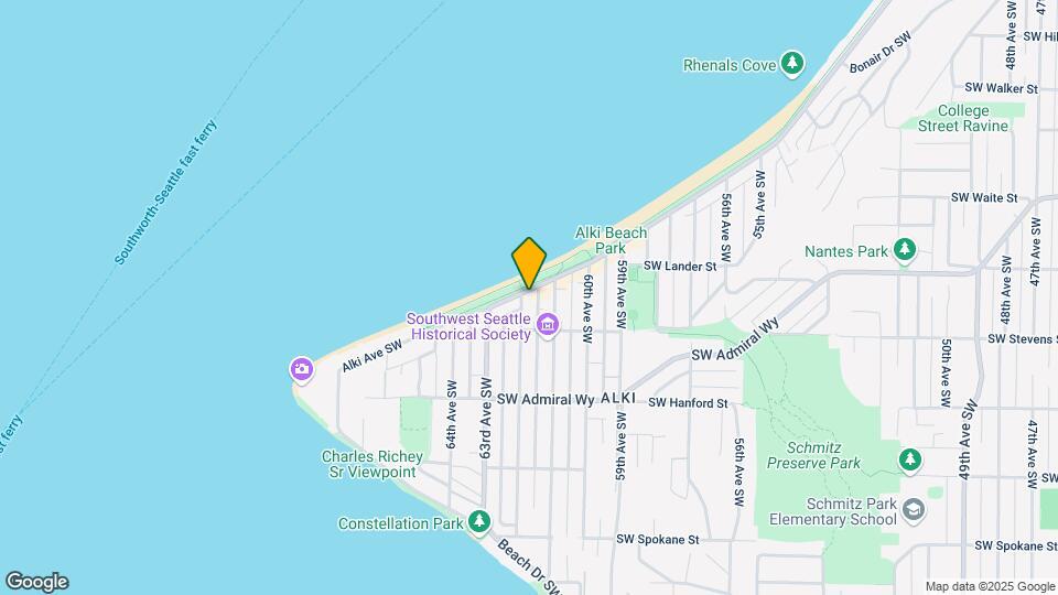 2770 Alki Ave SW Map and Location Details