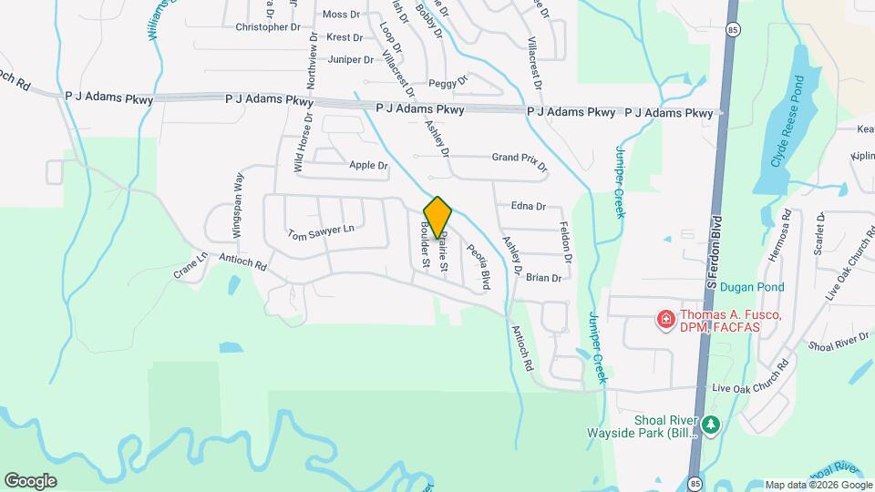 609 Prairie St Map and Location Details