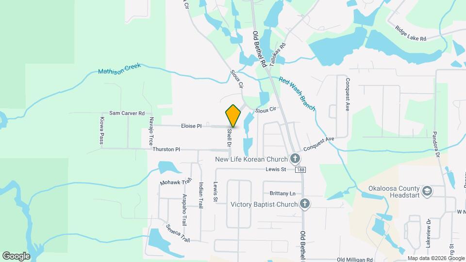 202 Shell Dr Map and Location Details