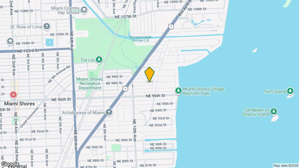 1160 NE 98th St Map and Location Details