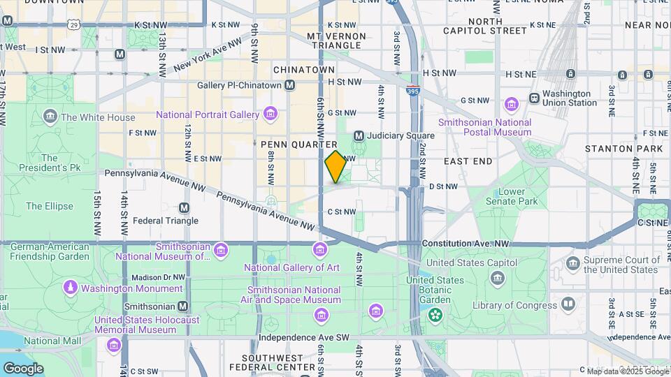 500 Indiana Ave NW Map and Location Details