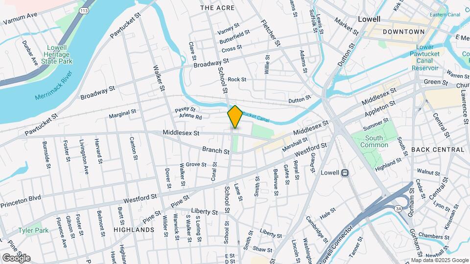 915-921 Middlesex St Mapa y Detalles de la Ubicación