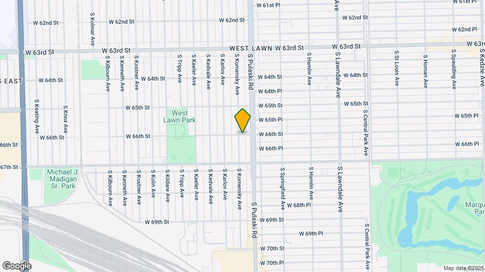 3457 W 66th St Map and Location Details