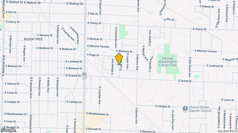 913 S Link Ave Map and Location Details