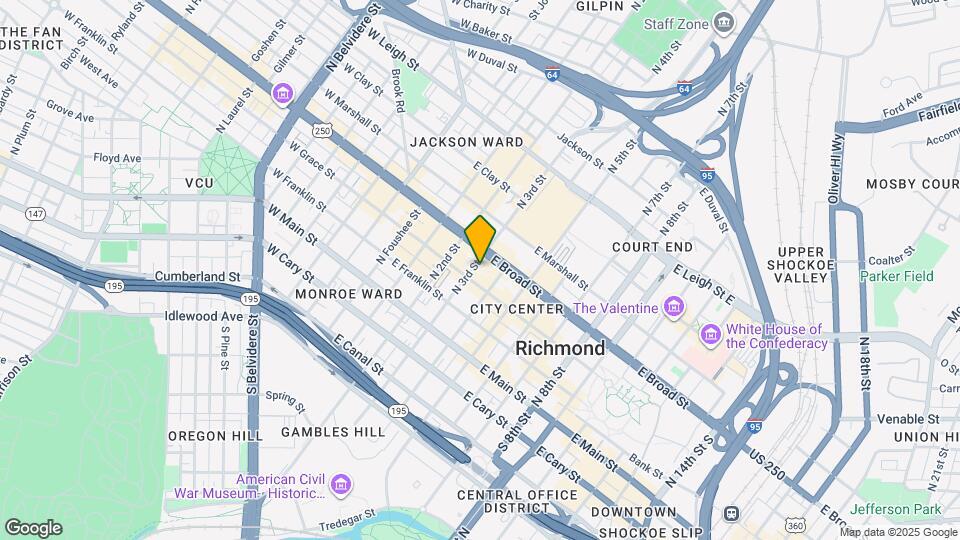 209 N 3rd St Map and Location Details