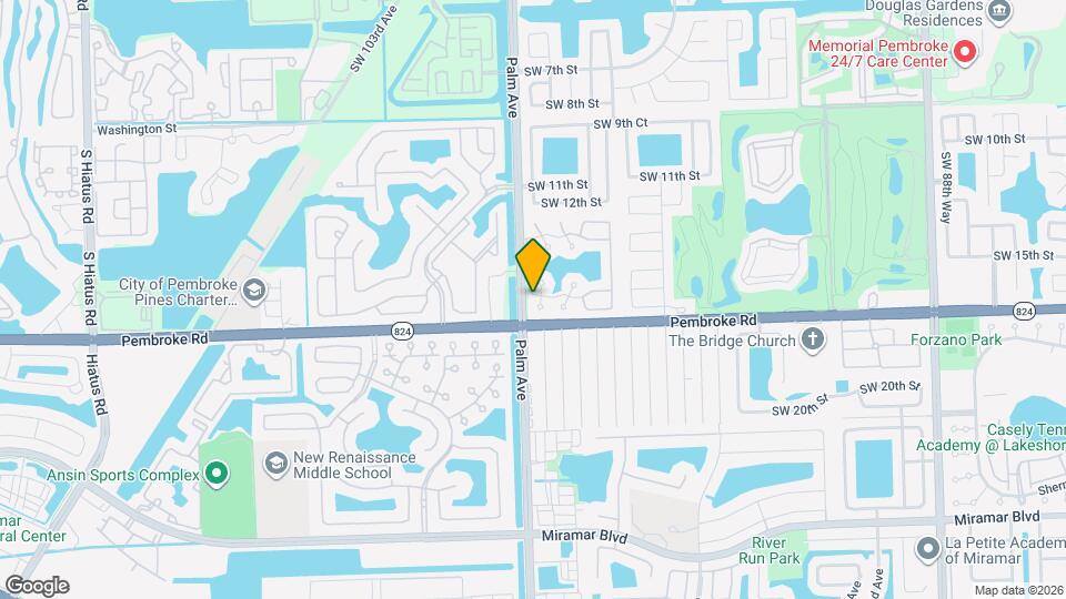 10048 SW 16th St Map and Location Details