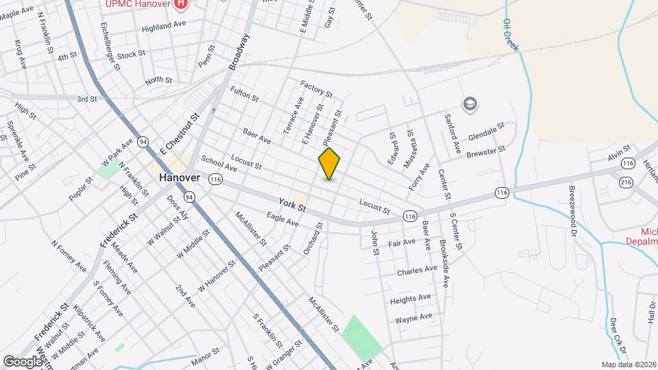 422 Locust St Map and Location Details