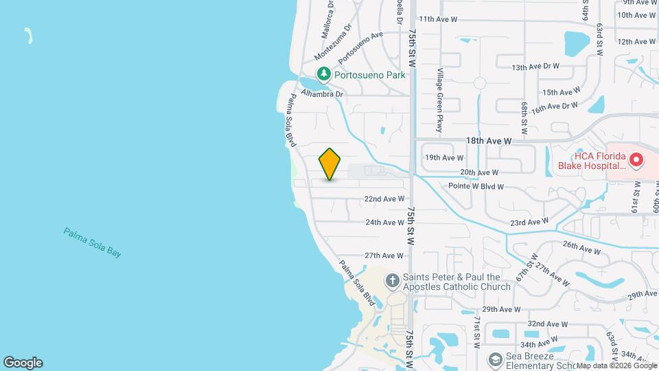 2107 Palma Sola Blvd Map and Location Details