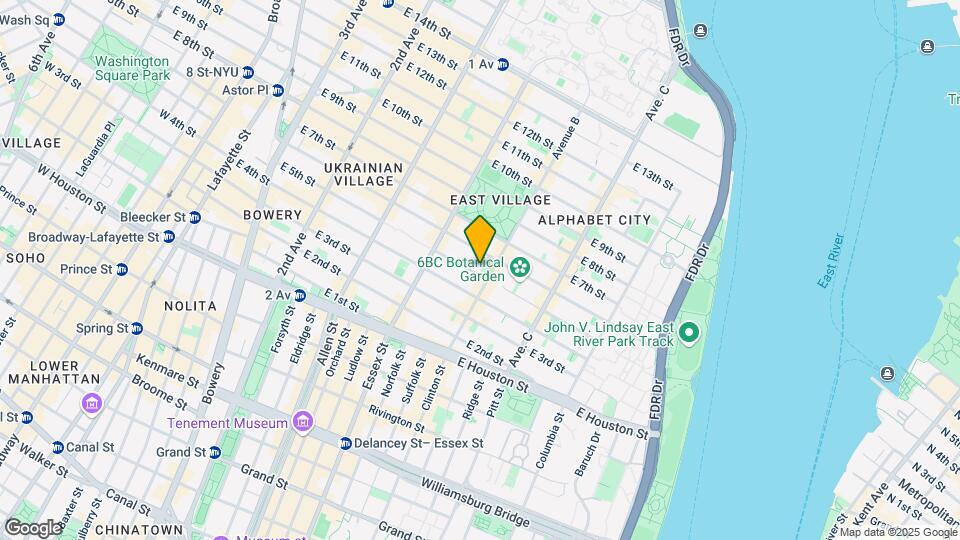 543 East 5th Street Map and Location Details