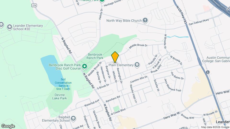 1115 Remington Dr Map and Location Details