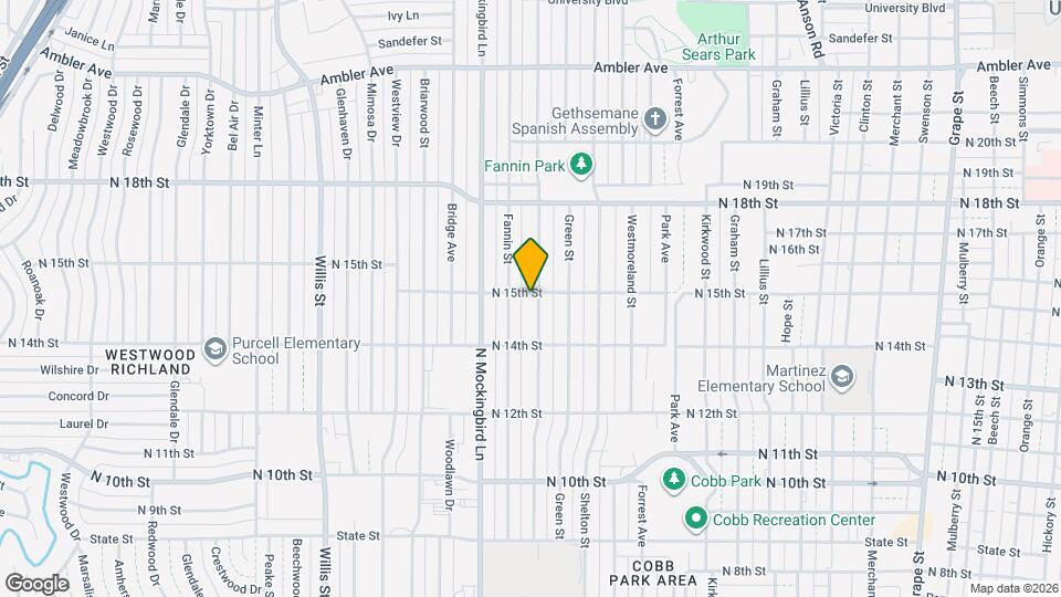 1482 Burger St Map and Location Details