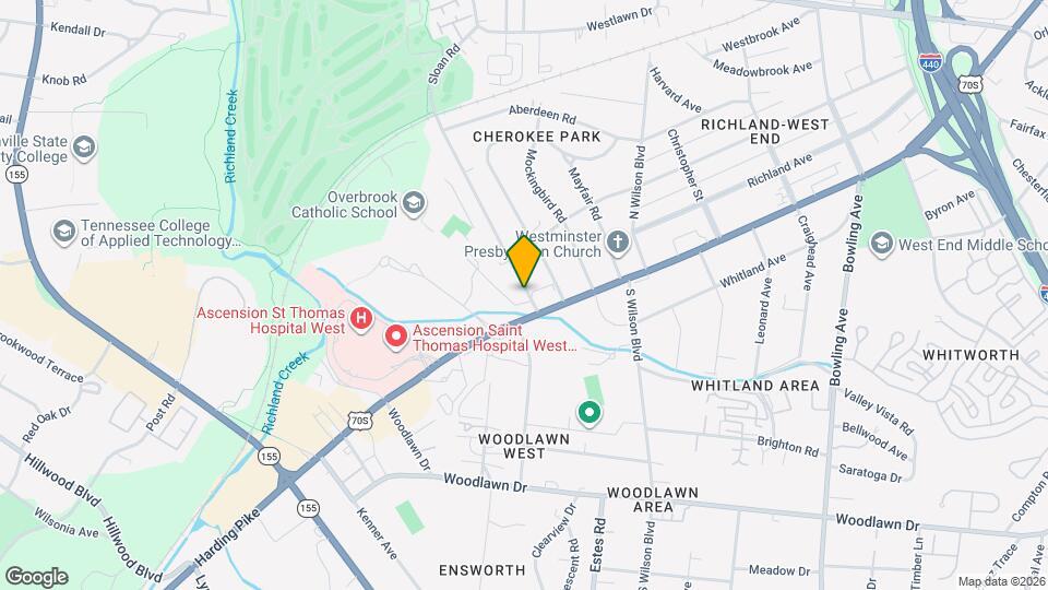 103 Cherokee Rd Map and Location Details