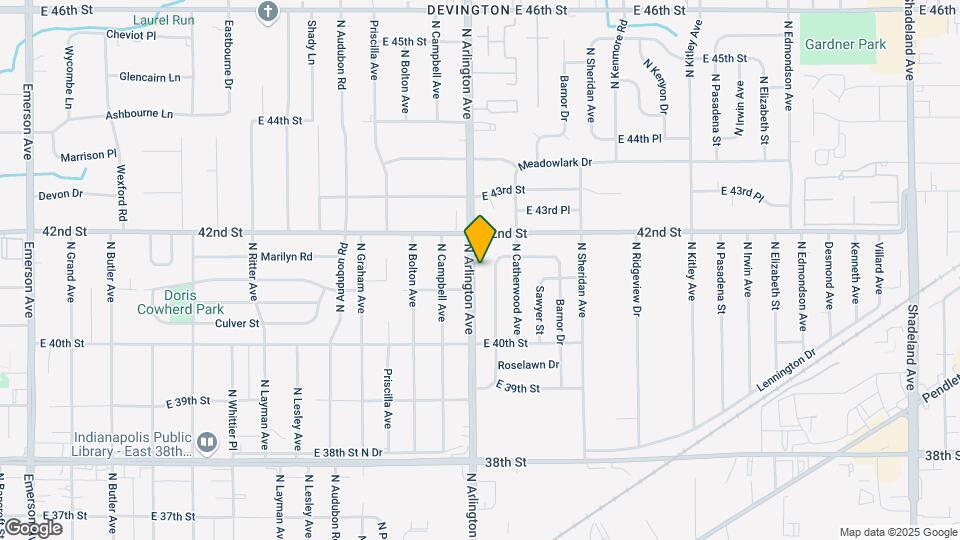 4125 N Arlington Ave Map and Location Details