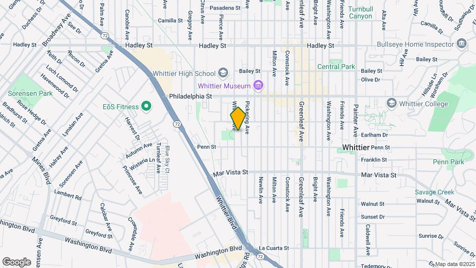 7226 Whittier Ave Map and Location Details