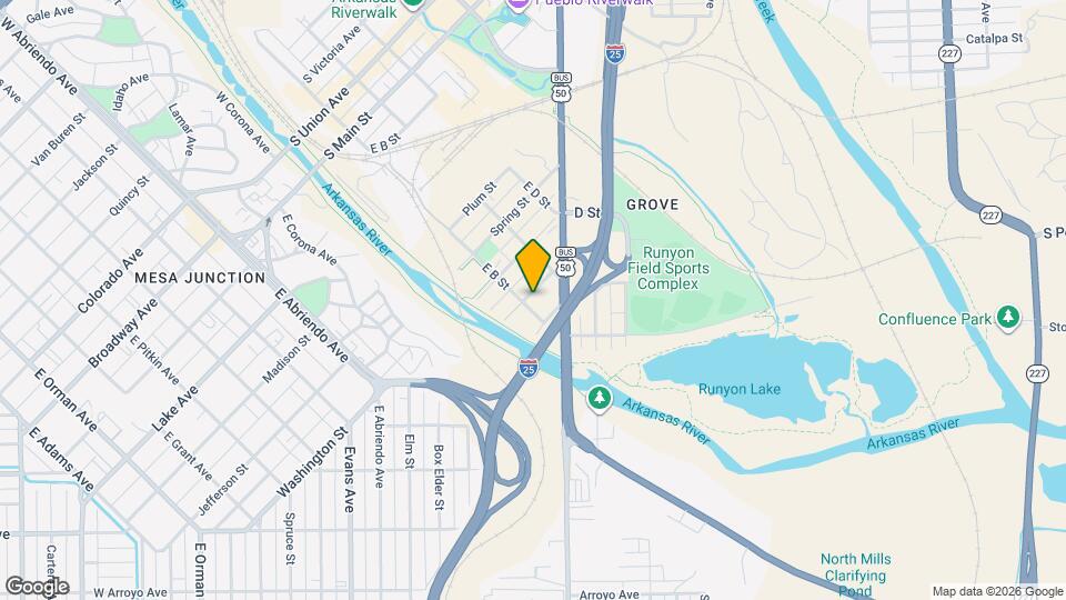 904 E B St Map and Location Details