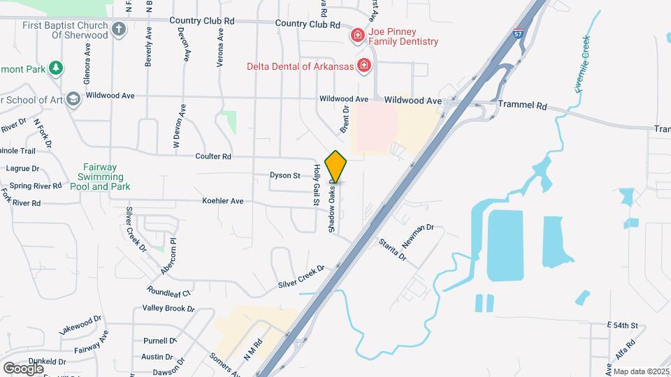 418 Shadow Oaks Dr Map and Location Details