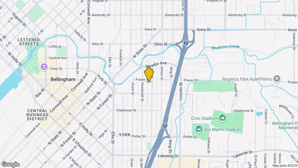 1631 Iron St Map and Location Details