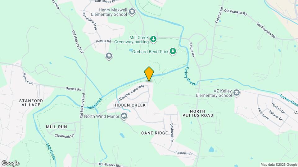 3521 Chandler Cove Way Map and Location Details