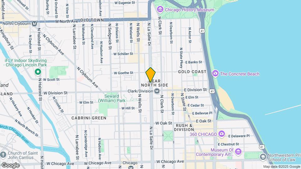 1220 N LaSalle Dr, Unit 1220-E5 Map and Location Details