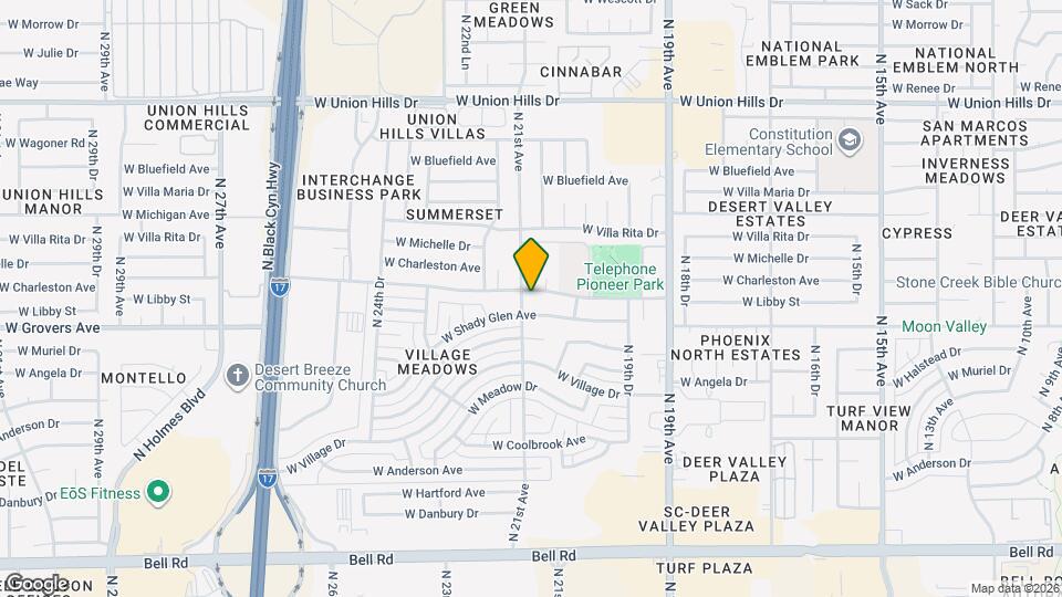 2063 W Morningside Dr Map and Location Details