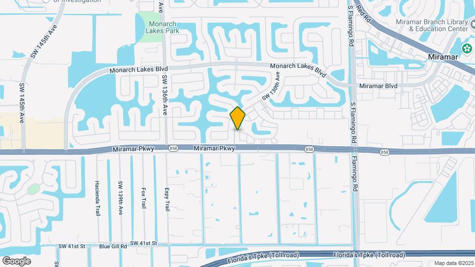 3138 SW 129th Terrace Map and Location Details
