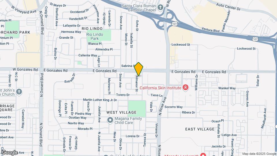1732 Almanor St Map and Location Details