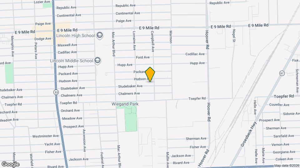 11099 Studebaker Ave Map and Location Details