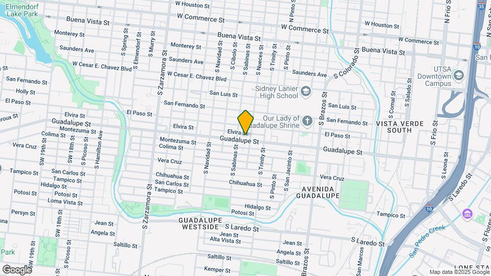 1807 Guadalupe St Map and Location Details