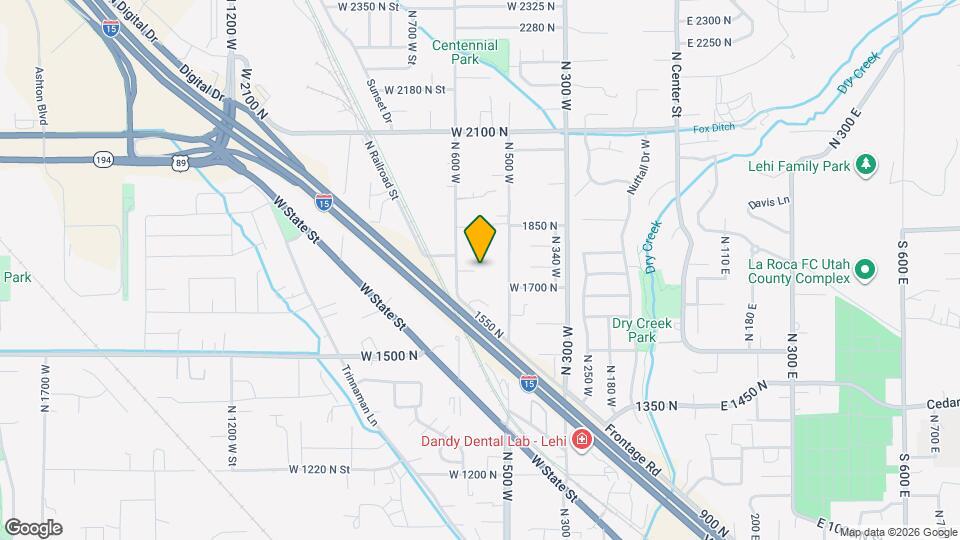 546 W 1730 N Map and Location Details