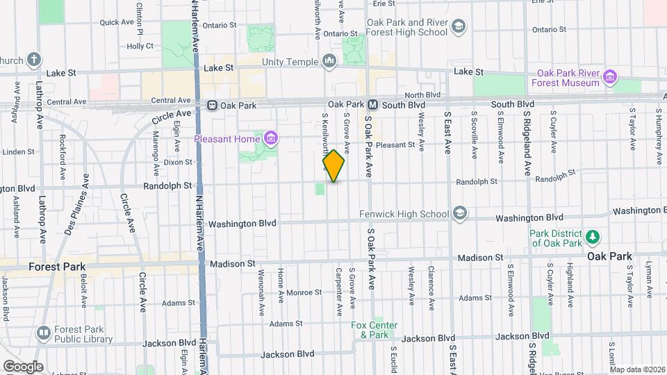 304 S Kenilworth Ave Map and Location Details