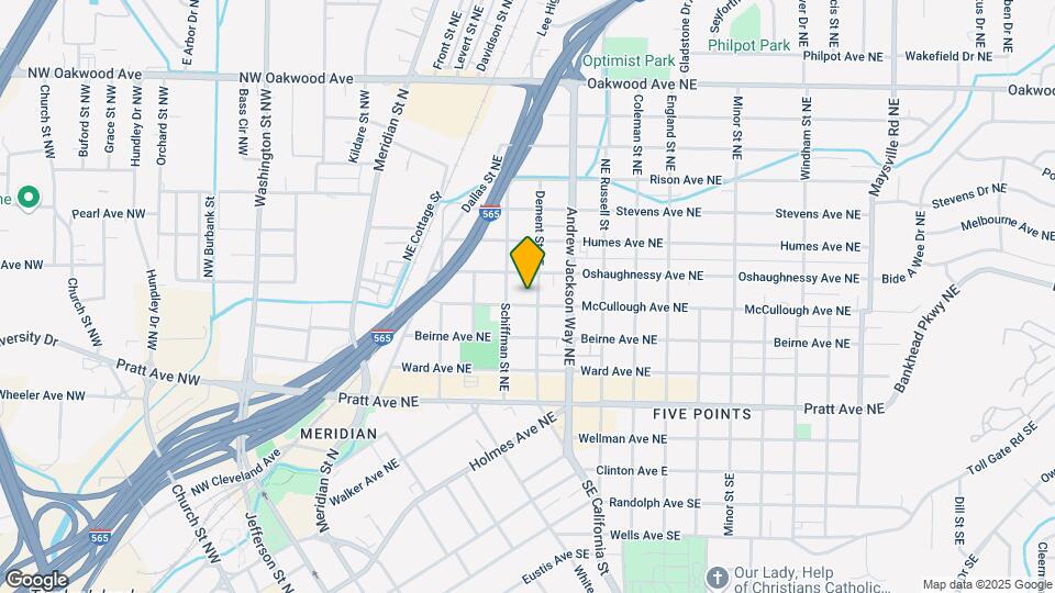 509 McCullough Ave NE Map and Location Details