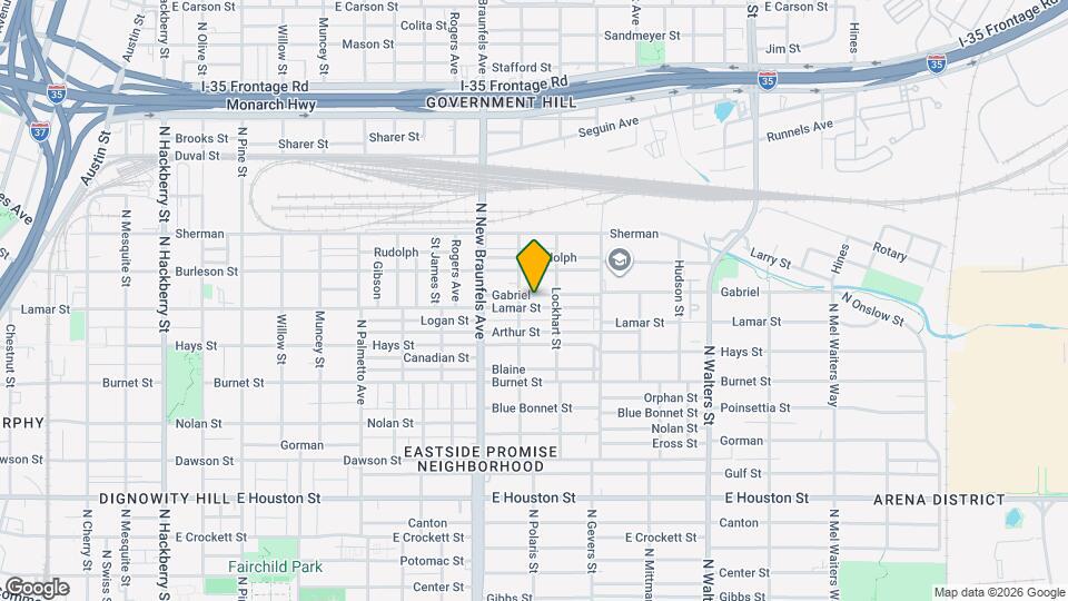 1411 Lamar St Mapa y Detalles de la Ubicación