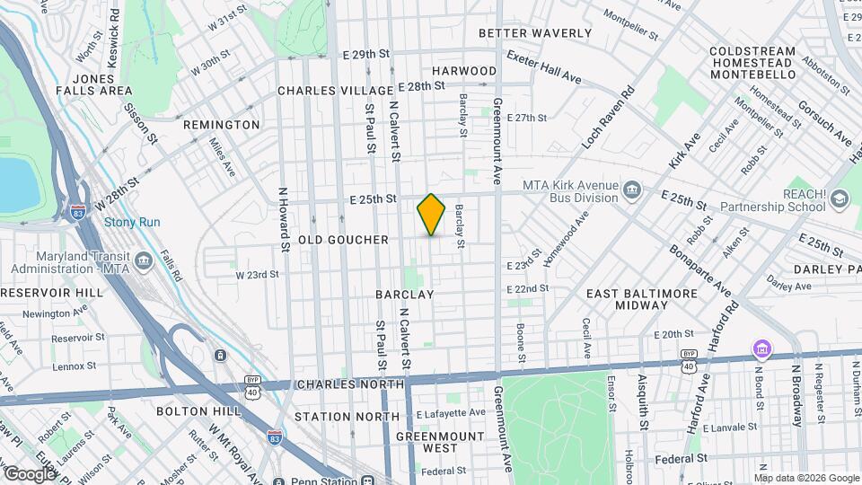 2399 Guilford Ave Map and Location Details