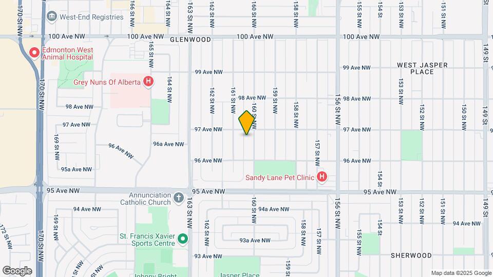 9636-9160 160 St NW Map and Location Details