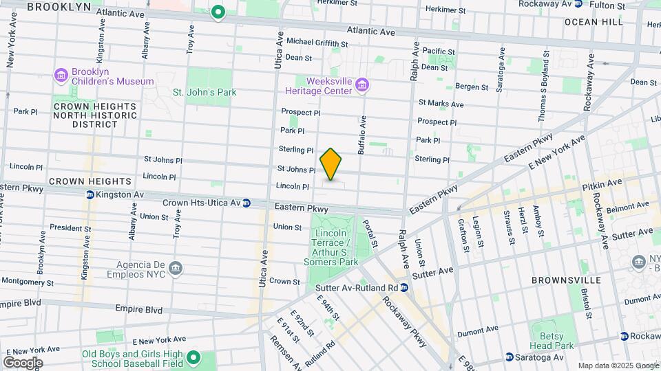 1491 Lincoln Pl Mapa y Detalles de la Ubicación