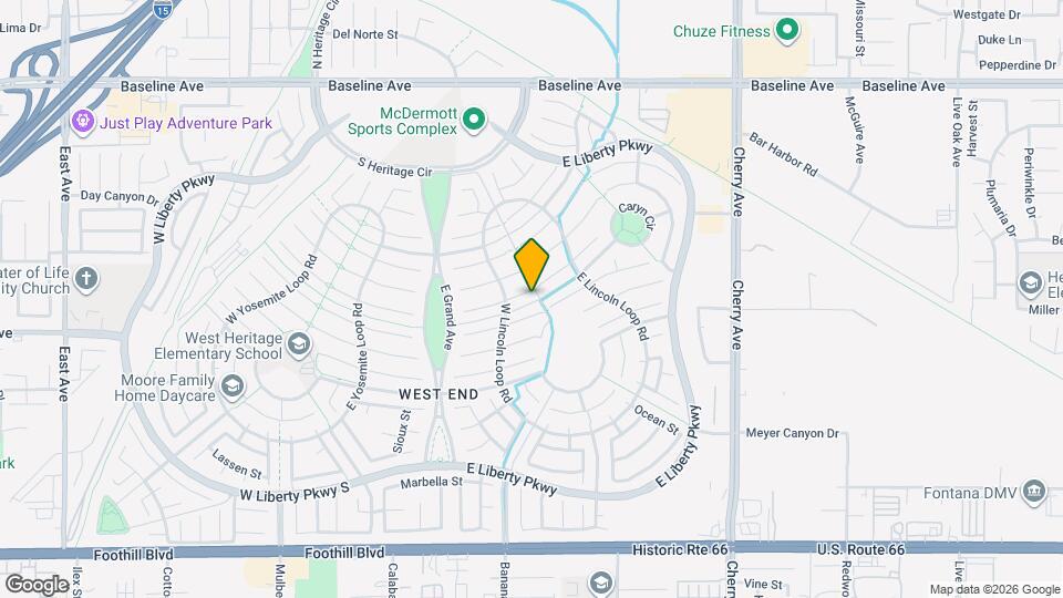 14095 Bancroft Ct Map and Location Details