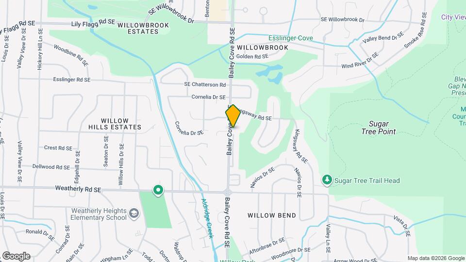 8807 Bailey Cove Rd SE Map and Location Details