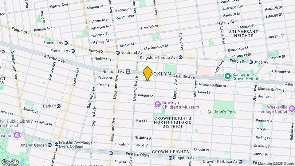 1356 Pacific St Map and Location Details