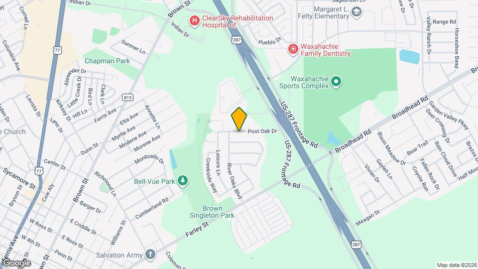 108 Post Oak Dr Map and Location Details