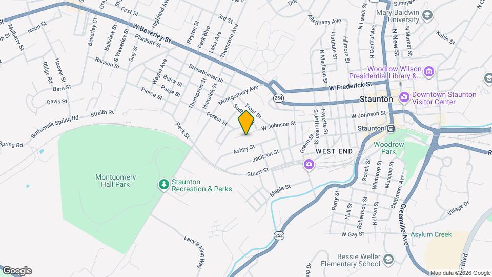 1314 W Johnson St Map and Location Details