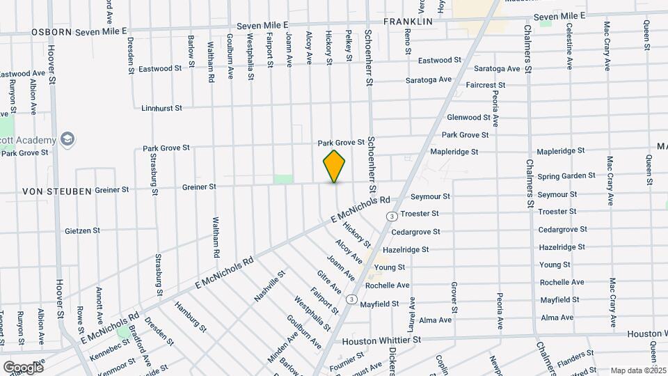 13340 Greiner St Map and Location Details