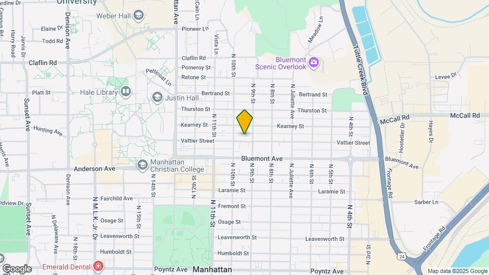 914 Vattier Street Mapa y Detalles de la Ubicación